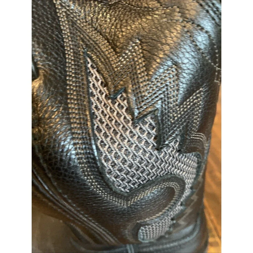 Ariat VentTech Cowboy Boots Black 9.5 EE Wide